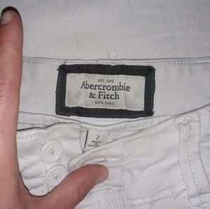 Abercrombie and Fitch white shorts